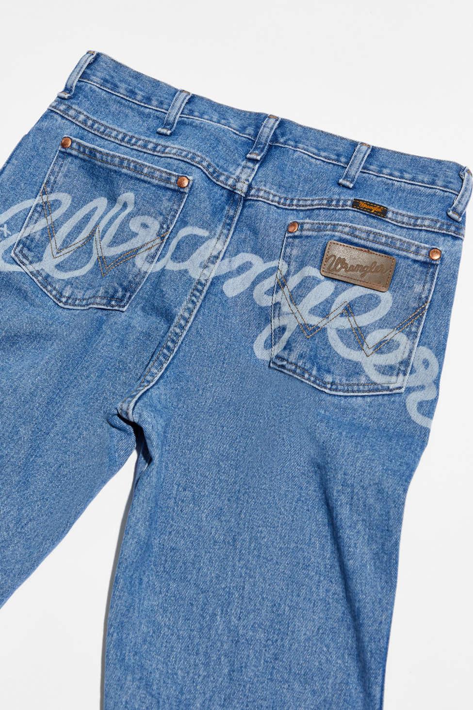 Wrangler Denim Wrangler X Lil Nas X Uo Exclusive Wrangler On My Booty Jean  in Blue for Men | Lyst