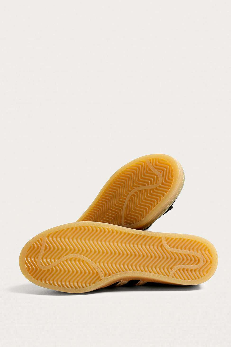 adidas Originals Campus Black Suede Gum Sole Trainers for Men | Lyst UK