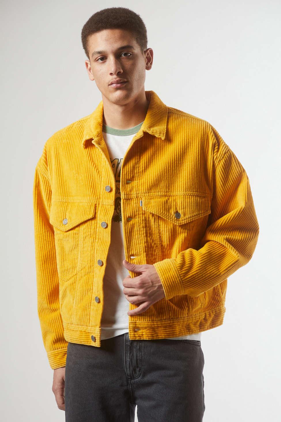 Levi's X The Simpsons Corduroy Trucker Jacket in Yellow for Men | Lyst