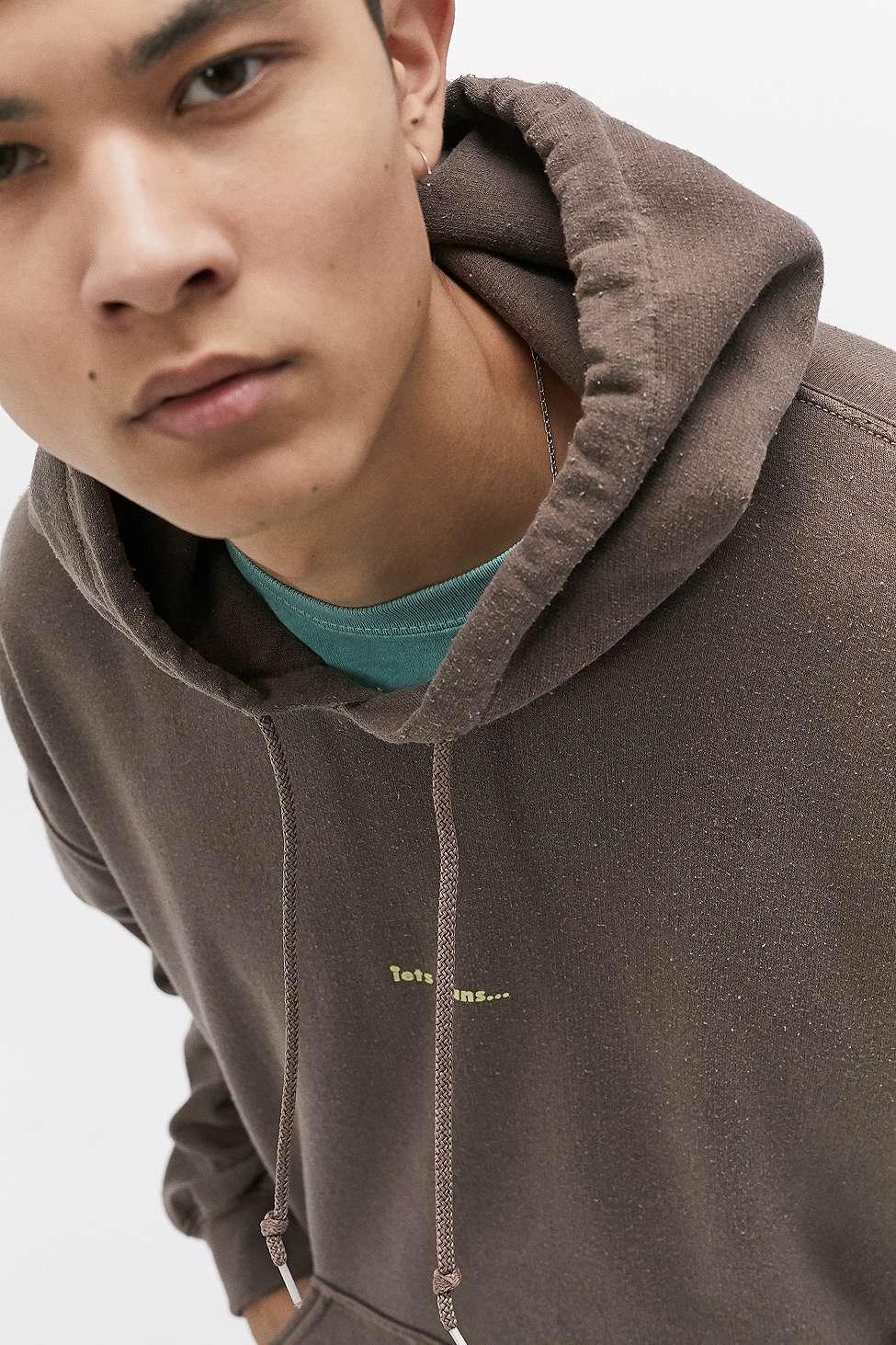 iets frans Unisex Limited Edition Overdyed Brown Hoodie | Lyst UK