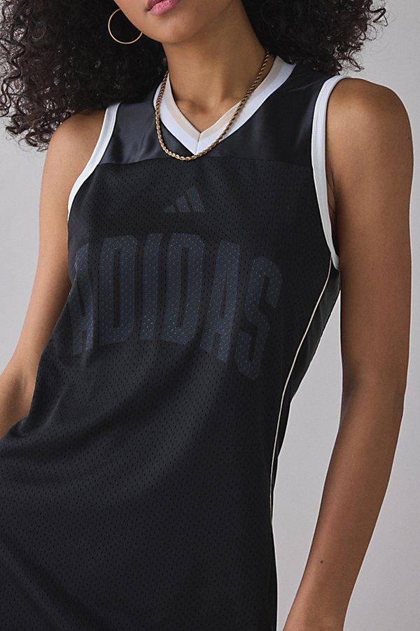 adidas Stadium Sleeveless Mesh Mini Dress in Black | Lyst