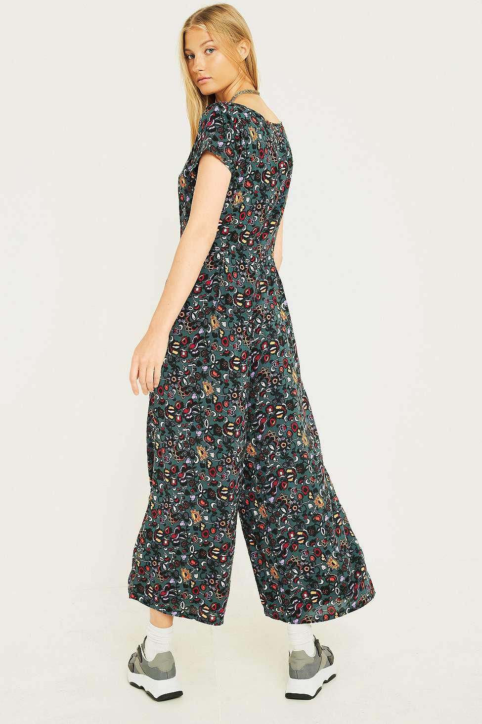 urban outfitters floral jumpsuit