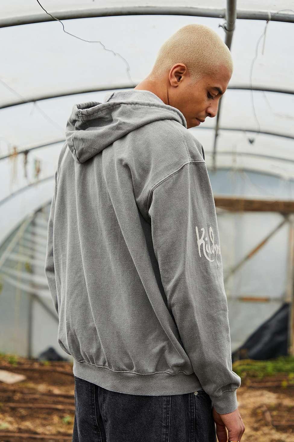 Uo Washed Kindred Spirit Zip up Hoodie