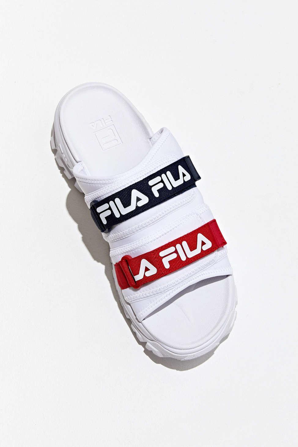 fila slide ons