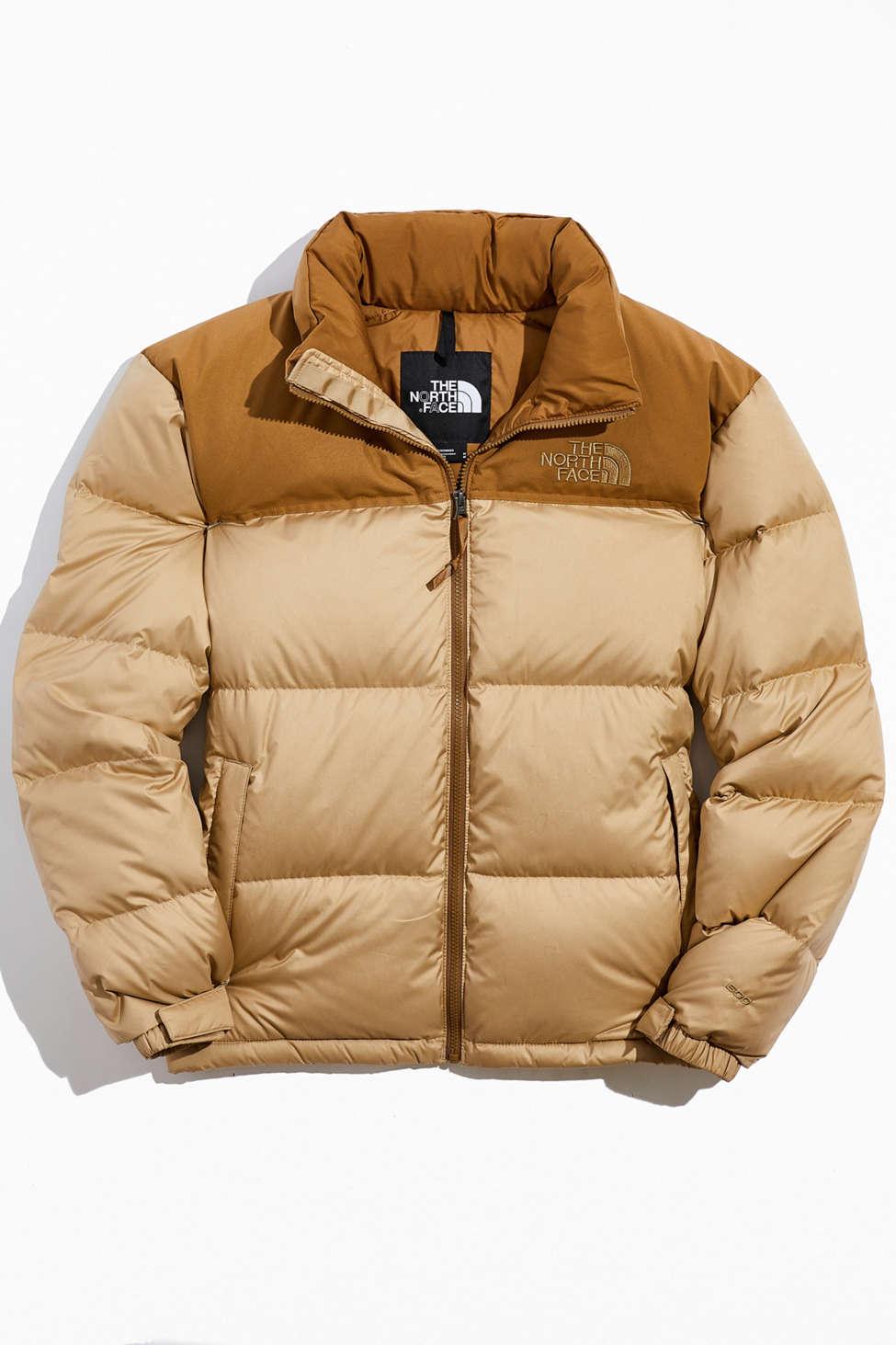 The North Face Eco Nuptse Recycled Puffer Jacket in Natural for Men