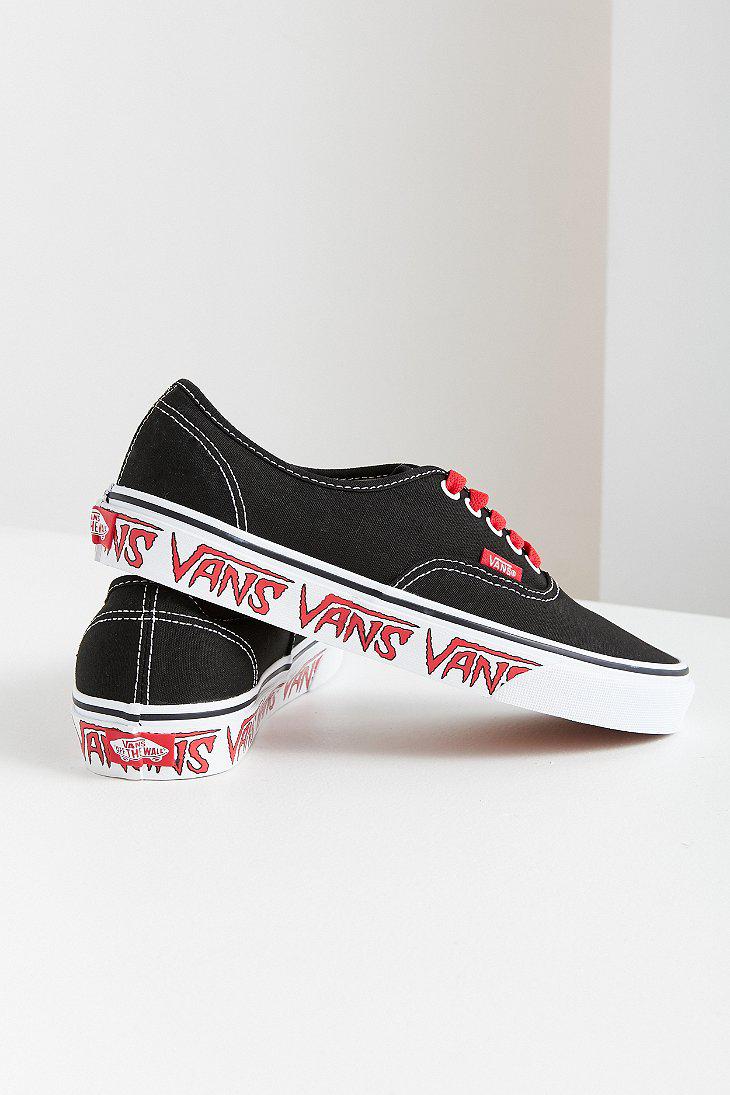 vans authentic sidewall sketch