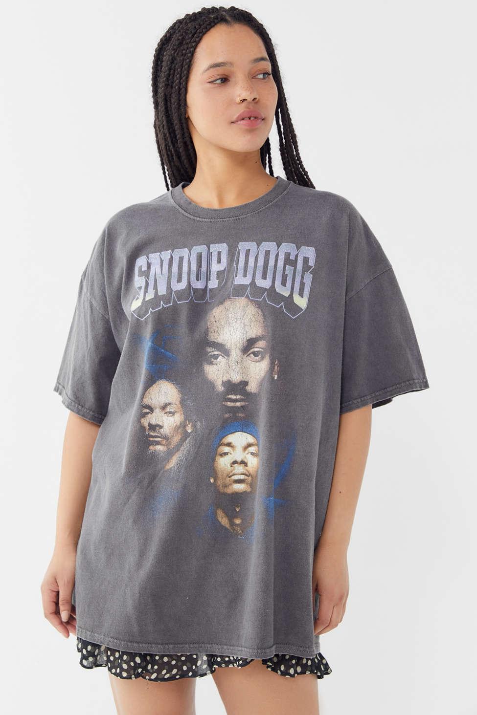 Urban Outfitters Dogg Oversized Tee in Gray