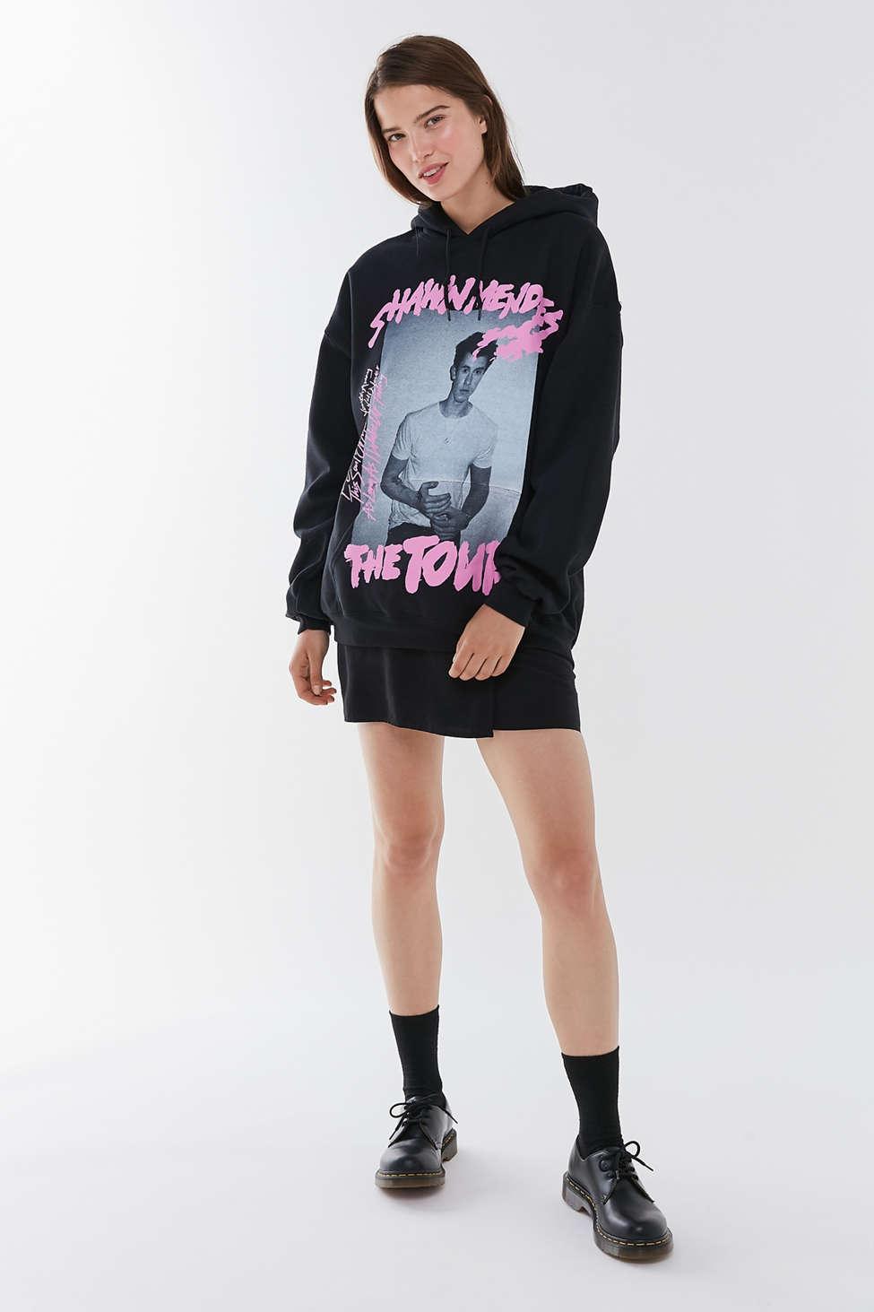 Europa inch humor Urban Outfitters Shawn Mendes: The Tour Hoodie Sweatshirt in Black | Lyst