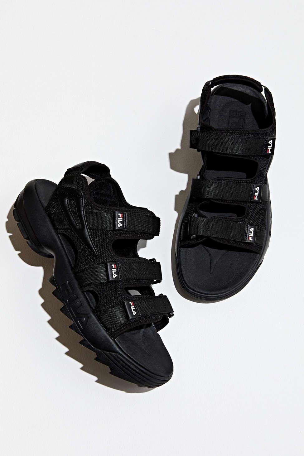 Fila Uo Exclusive Disruptor Sandal In Black For Men Lyst