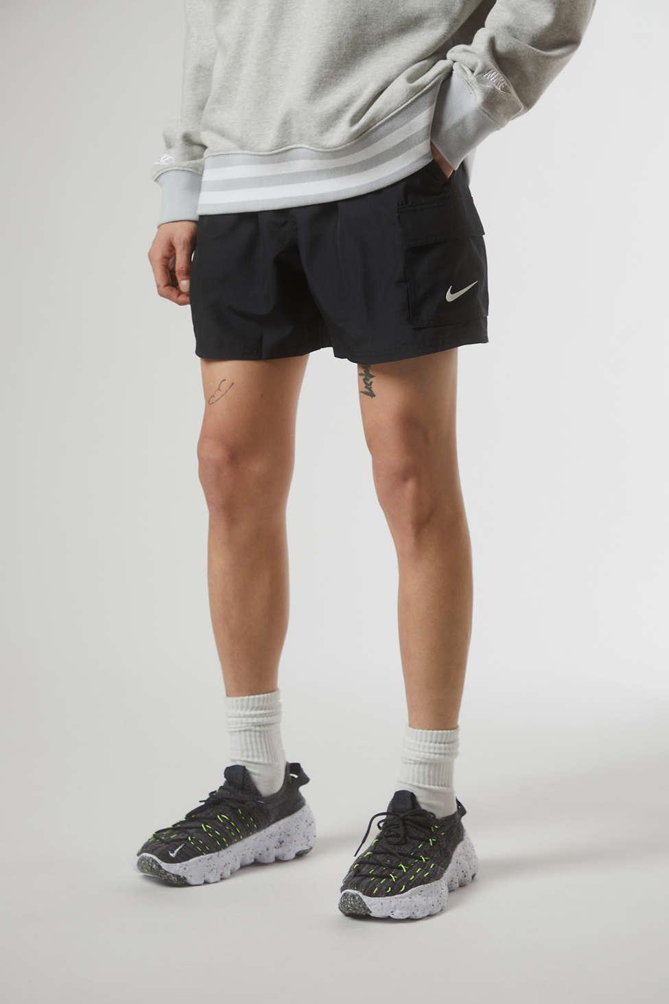 Nike Packable Belted Cargo Short in Black for Men | Lyst