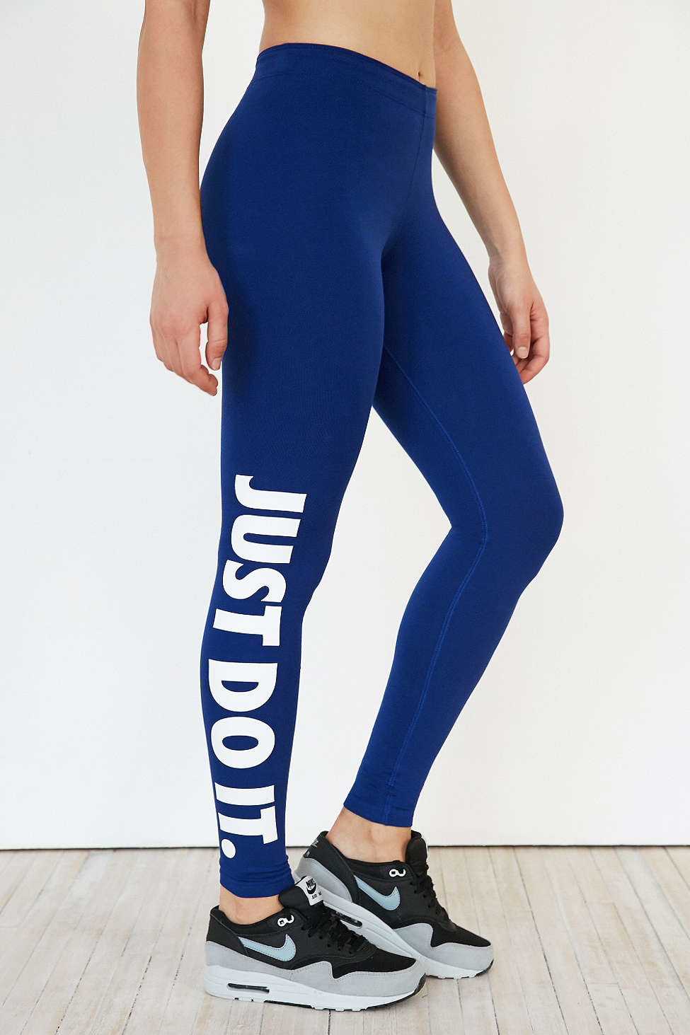 ven anchura autor Nike Leg-a-see Just Do It Legging in Blue | Lyst