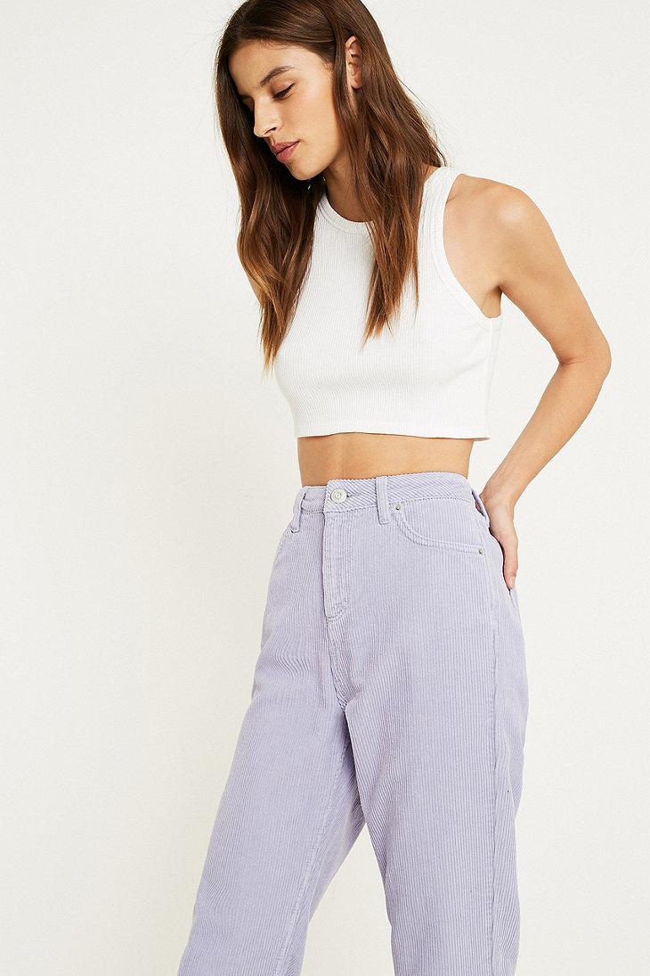 lilac corduroy jeans