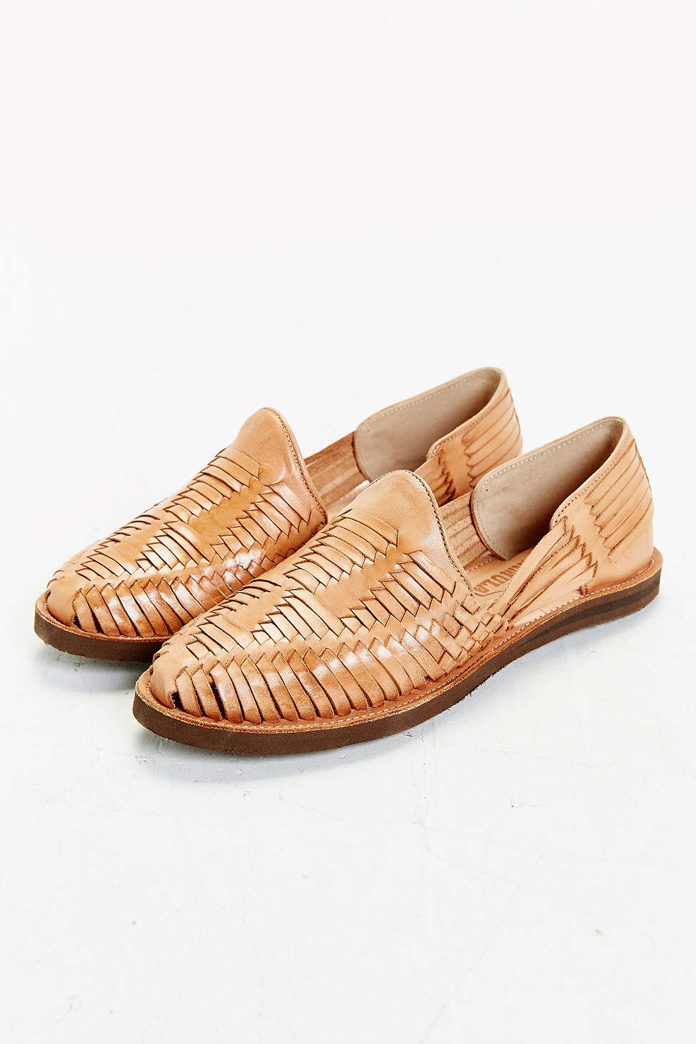 mens braided leather shoes