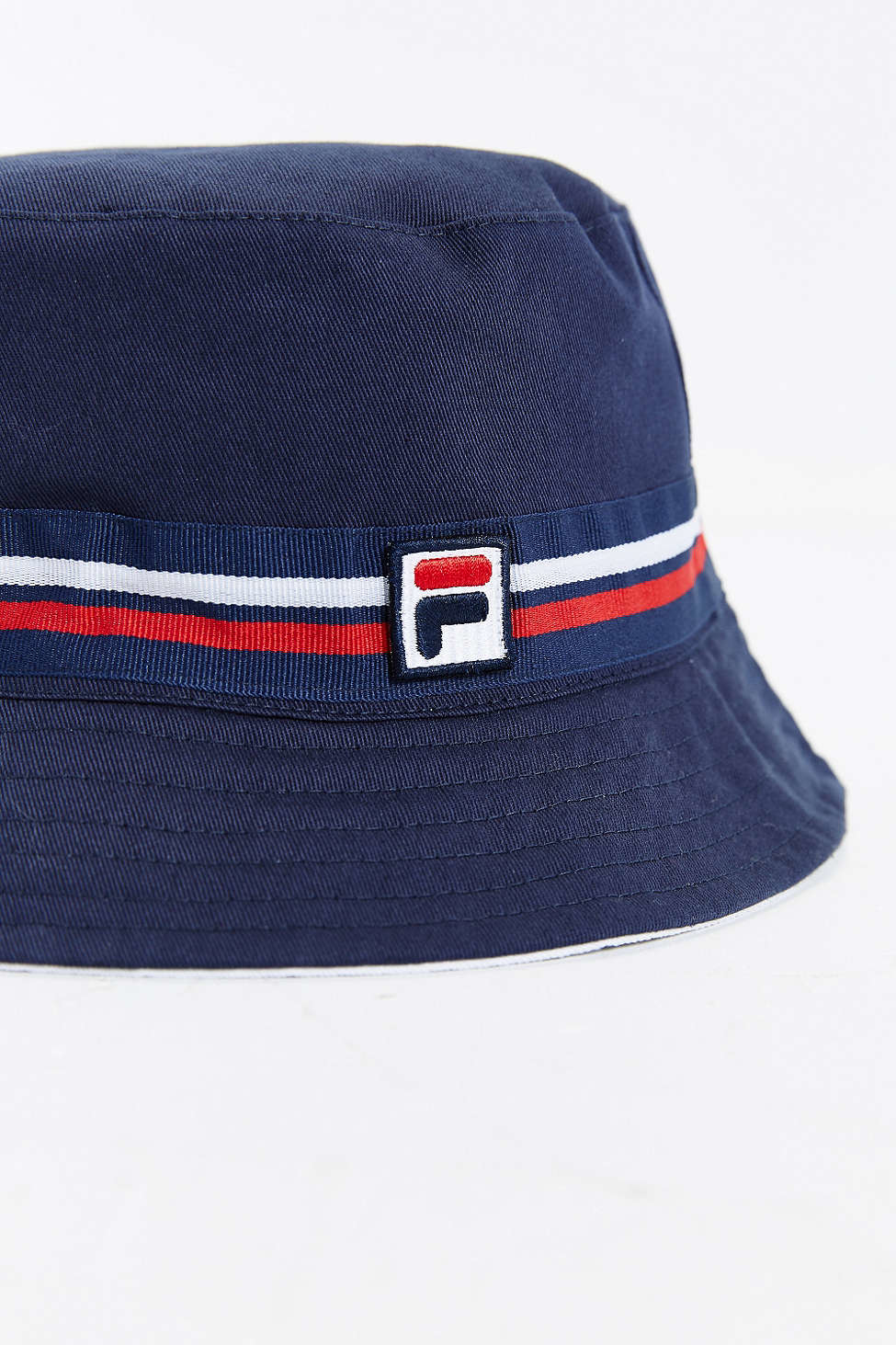 blue fila bucket hat