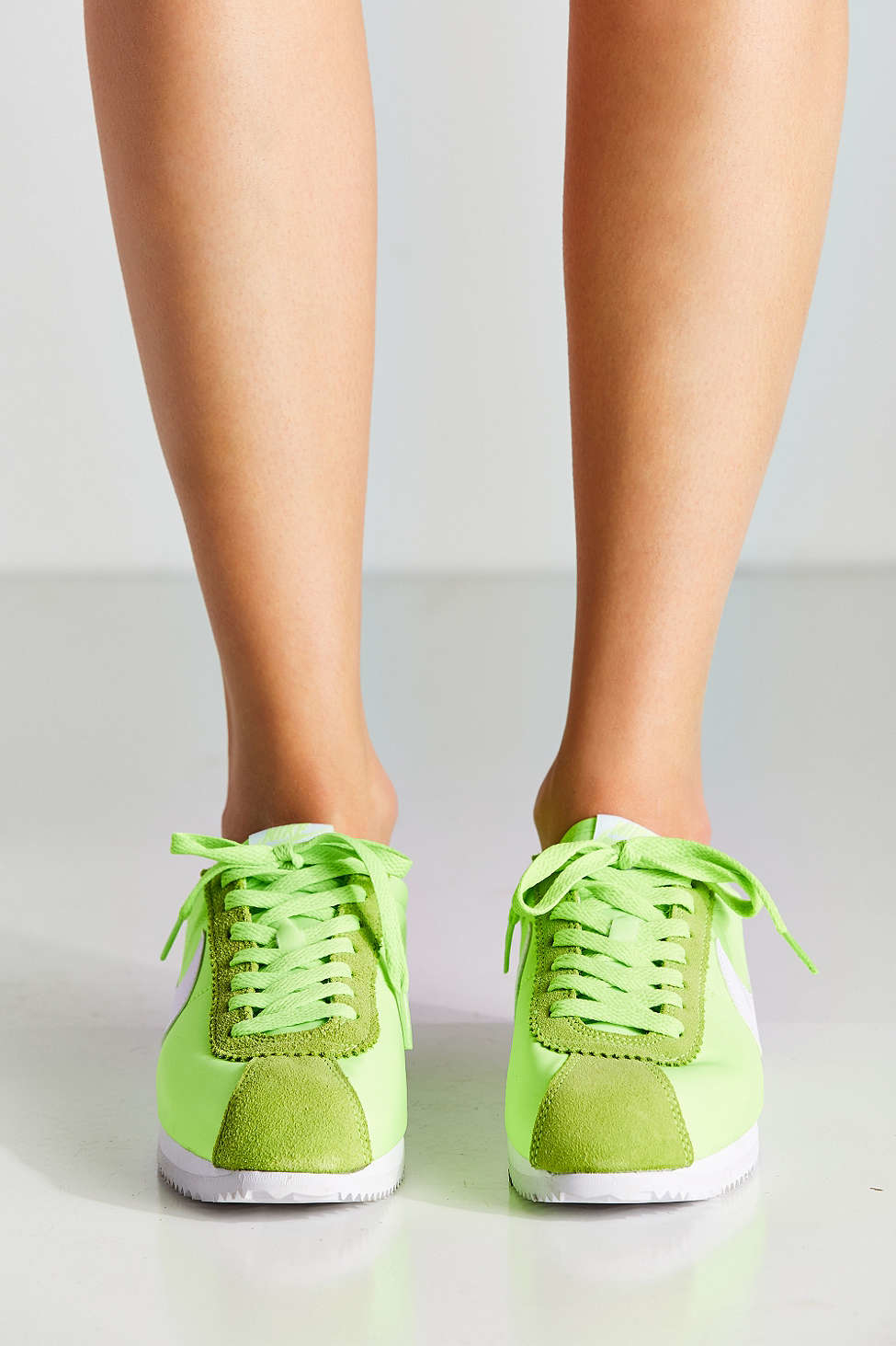 Nike Classic Cortez 15 Nylon Sneaker in Green | Lyst