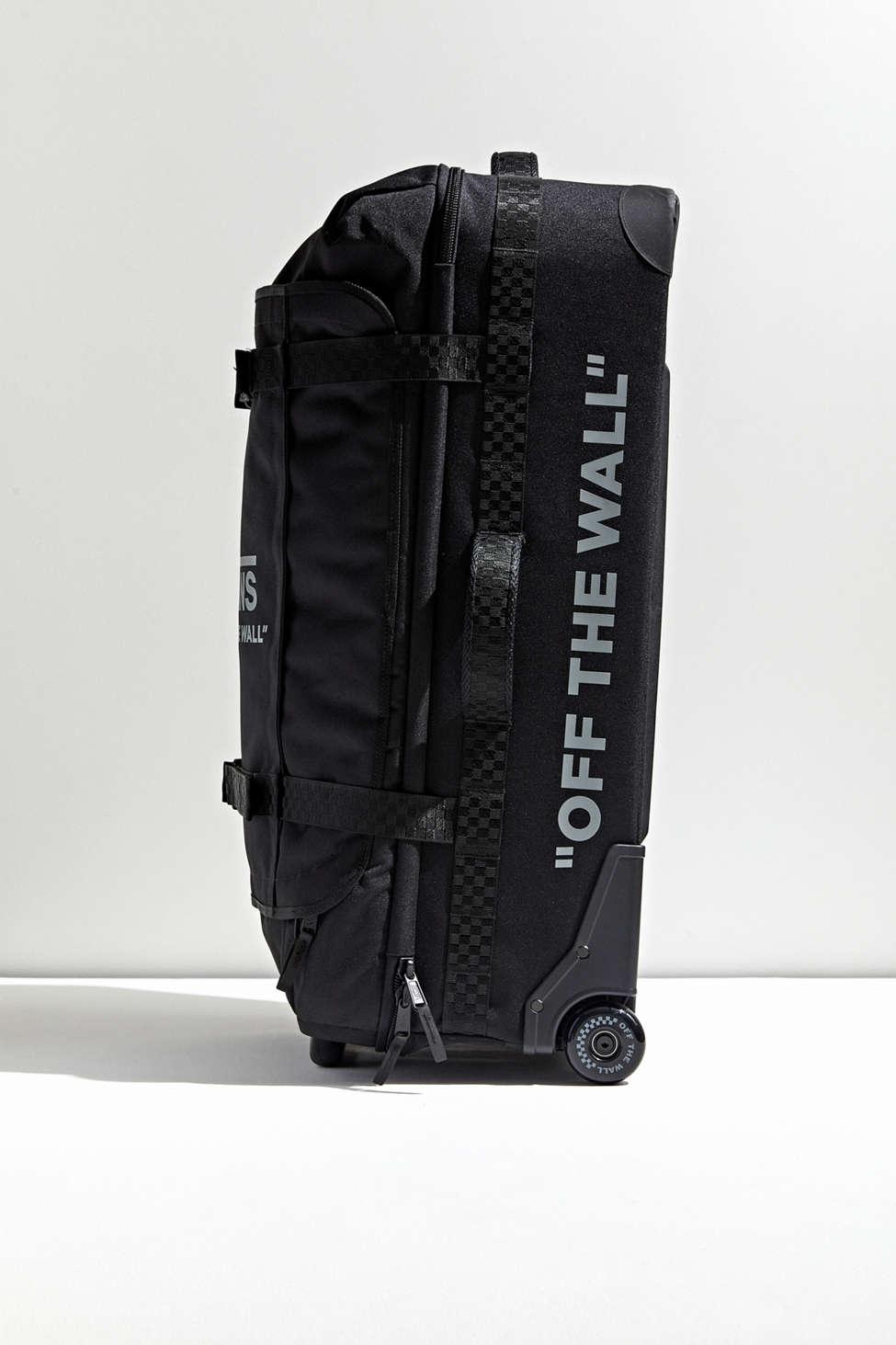 Vans Check-in Rolling Luggage in Black for Men | Lyst