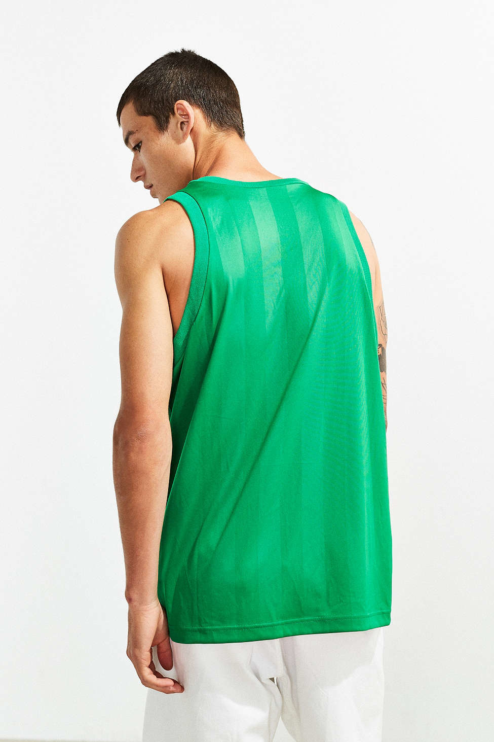 adidas Originals Synthetic Trefoil Tank Top in Green for Men | Lyst
