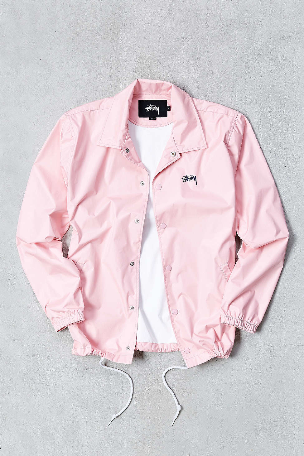 Stussy Funk Coaches Jacket in Pink for Men | Lyst