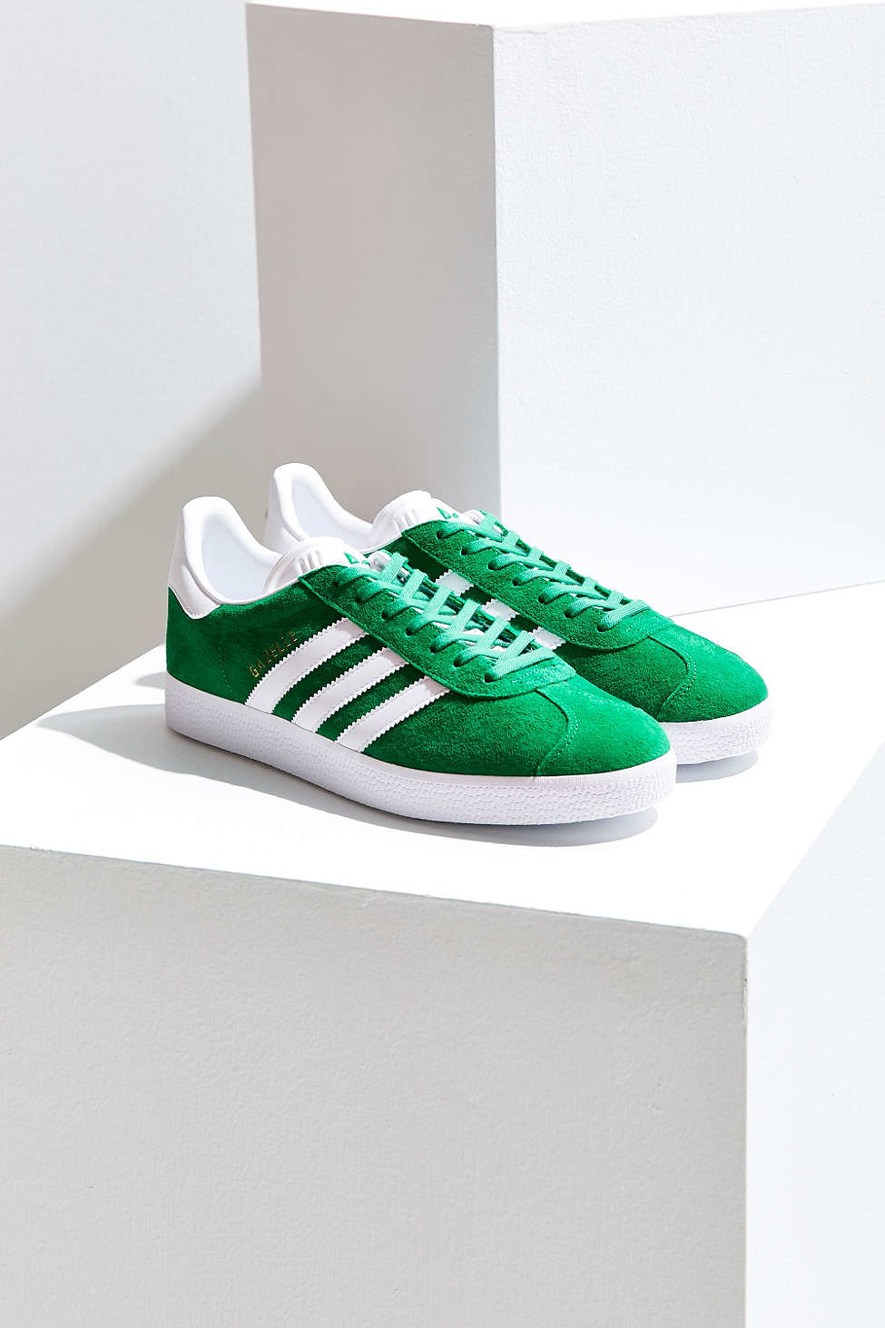 Querido pétalo caridad adidas Originals Originals Unisex Forest Green Suede Gazelle Trainers | Lyst