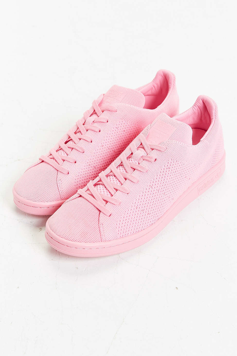 adidas originals stan smith primeknit sneakers in pink