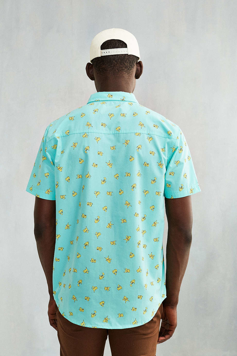 pikachu button down