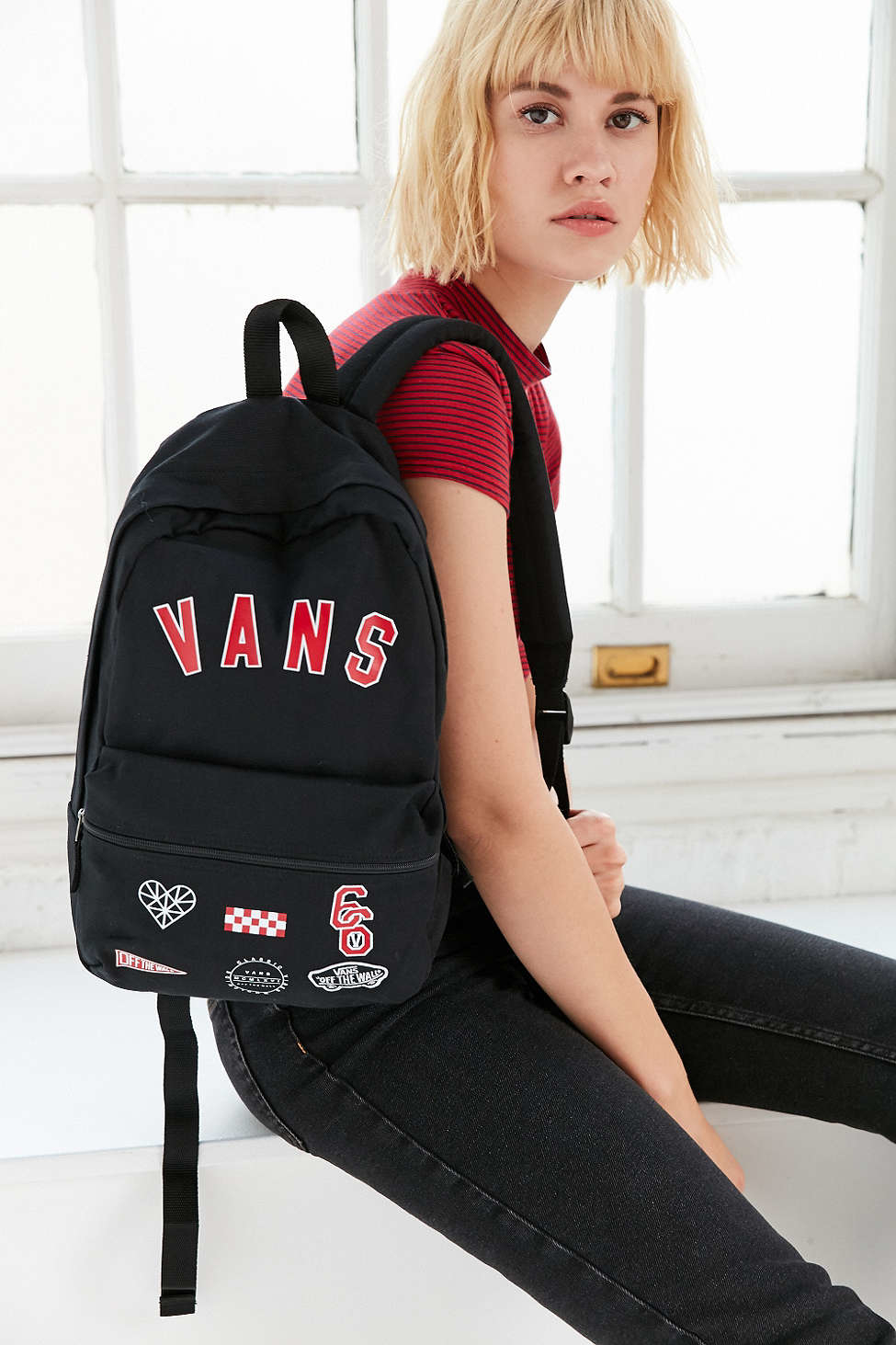 vans calico small backpack