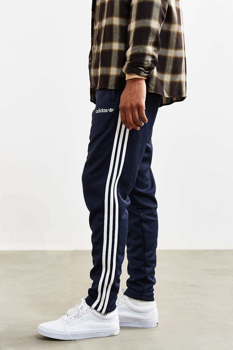 adidas fitted track pants