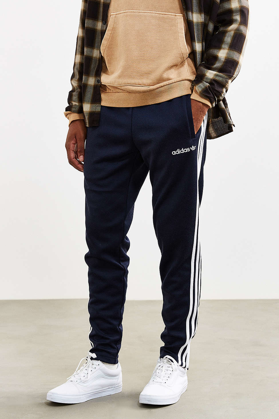 adidas Originals Synthetic + Uo Fitted Track Pant in Navy (Blue) for Men -  Lyst