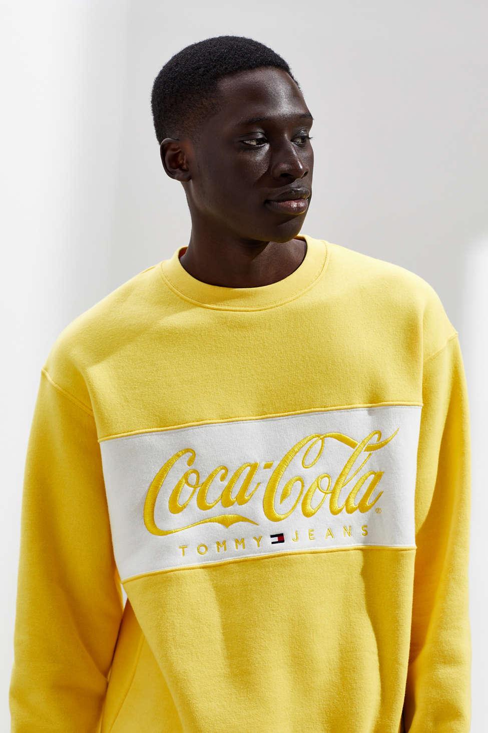 Hilfiger Tommy Coca Cola Logo-print Cotton-blend Sweatshirt in for Men | Lyst