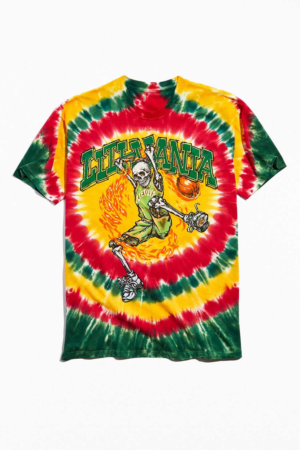 Urban Outfitters Grateful Dead Lithuania Tie-dye Tee for Men - Lyst
