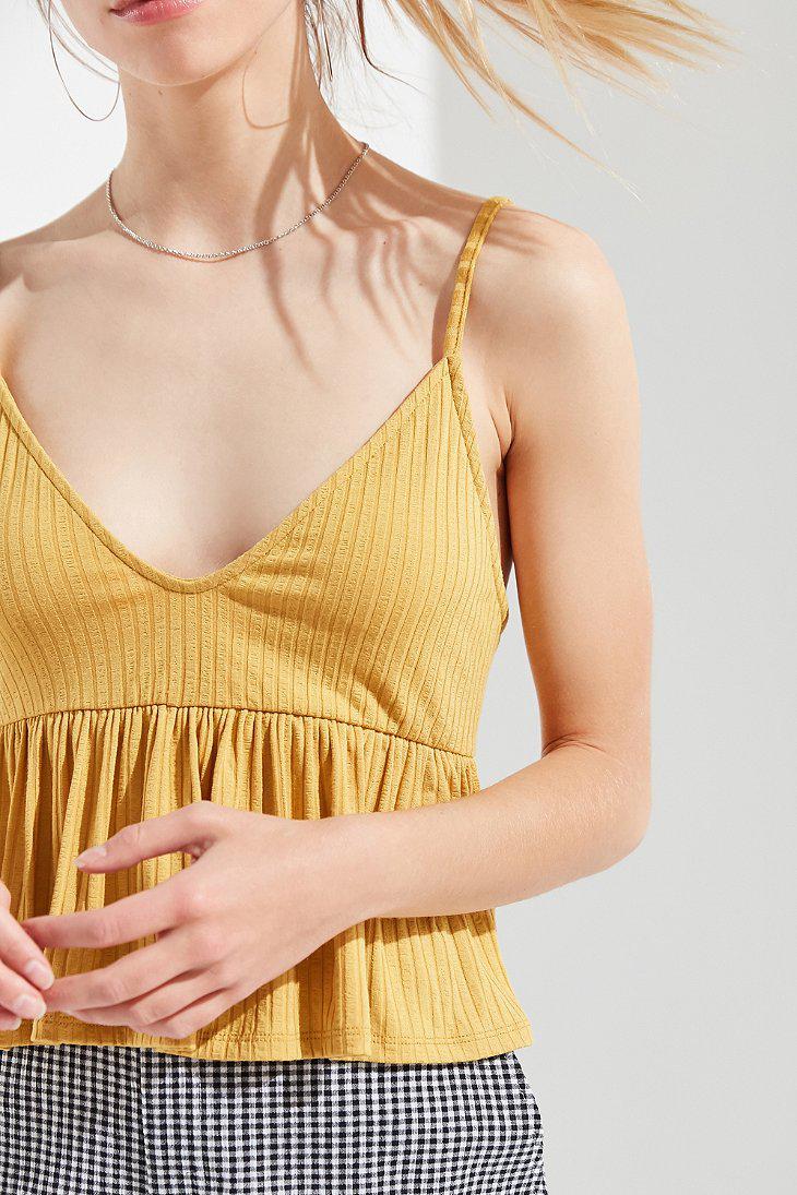 urban outfitters peplum tank