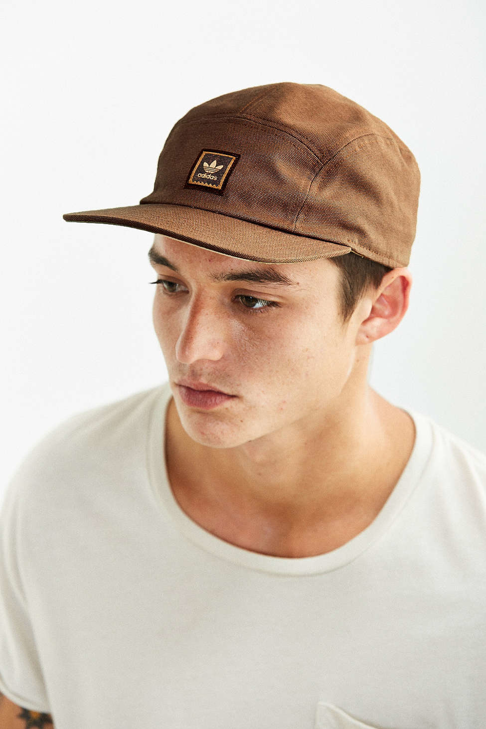 adidas Originals Cotton Sk8 5-panel Hat in Brown for Men | Lyst