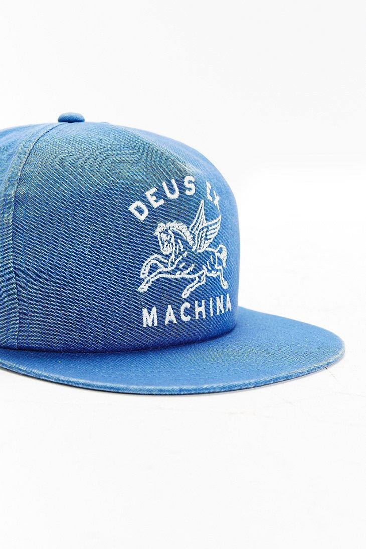 breed Italiaans menu Deus Ex Machina Pegasus Snapback Hat in Blue for Men | Lyst