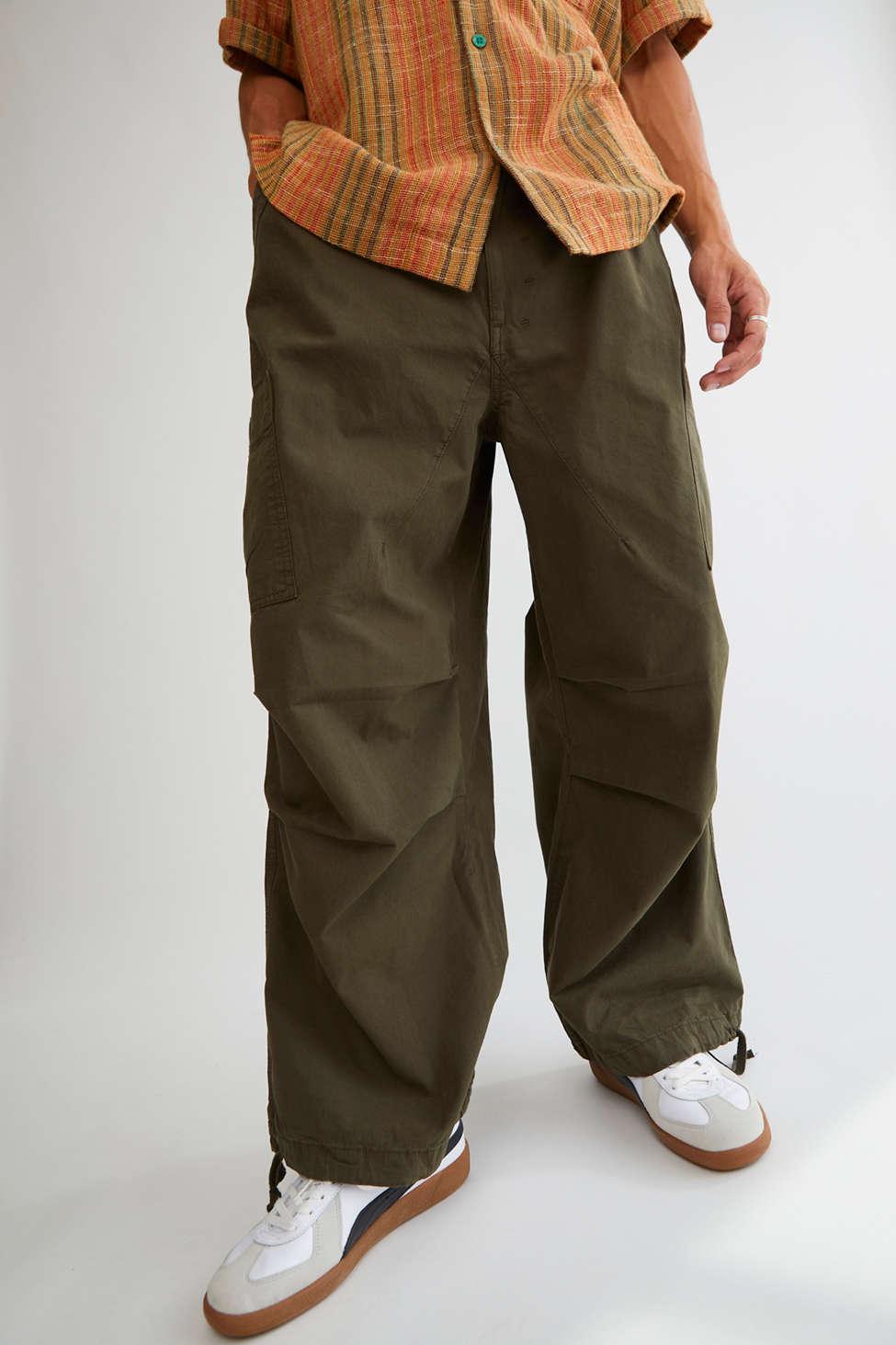 Jaded London Baggy Cargo Pant in Green for Men | Lyst
