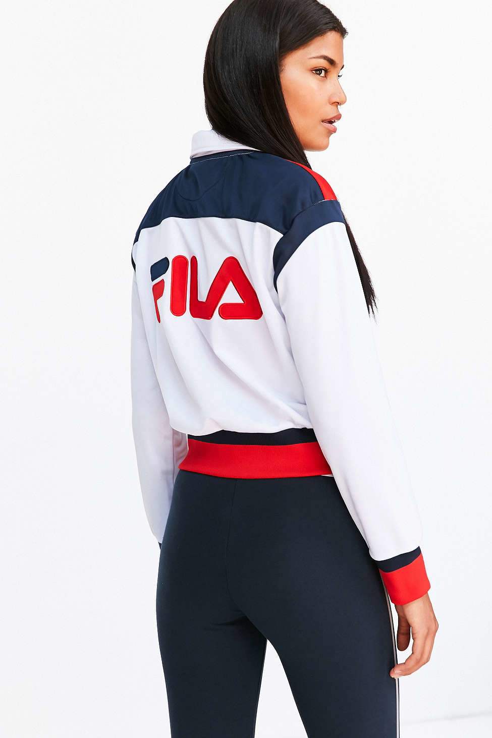 Fila + Uo Drew Track Jacket in White Lyst