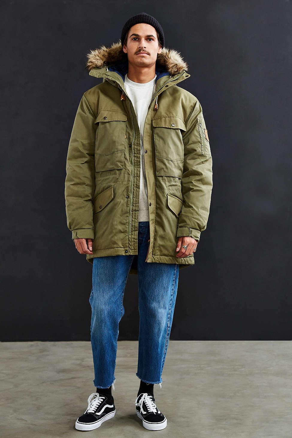 Fjallraven Synthetic Singi Down Jacket in Olive (Blue) for Men - Lyst