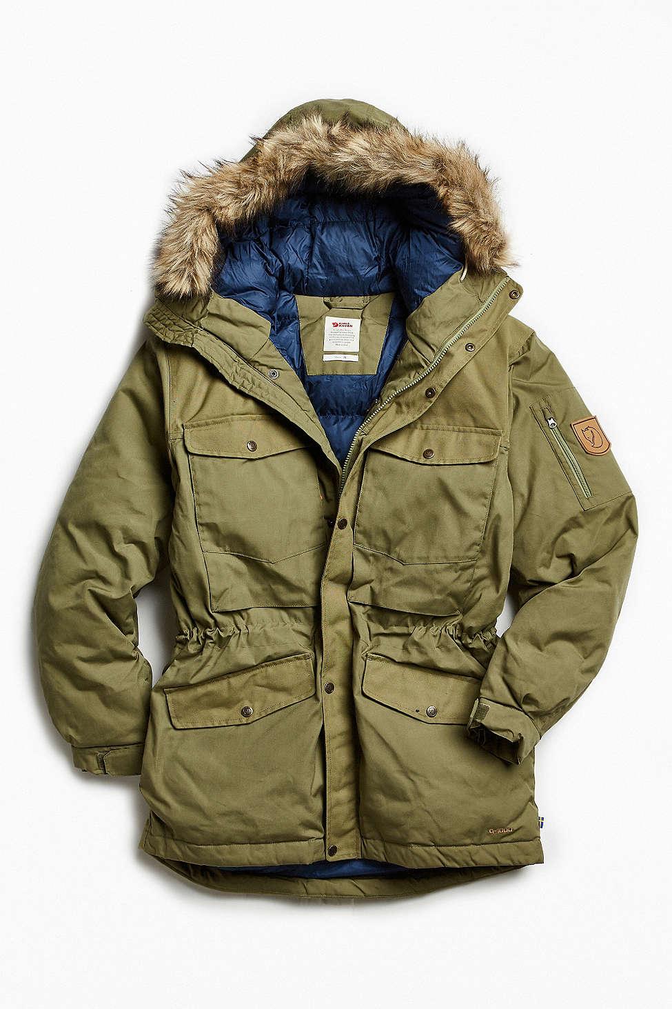 Fjallraven Synthetic Singi Down Jacket in Olive (Blue) for Men | Lyst