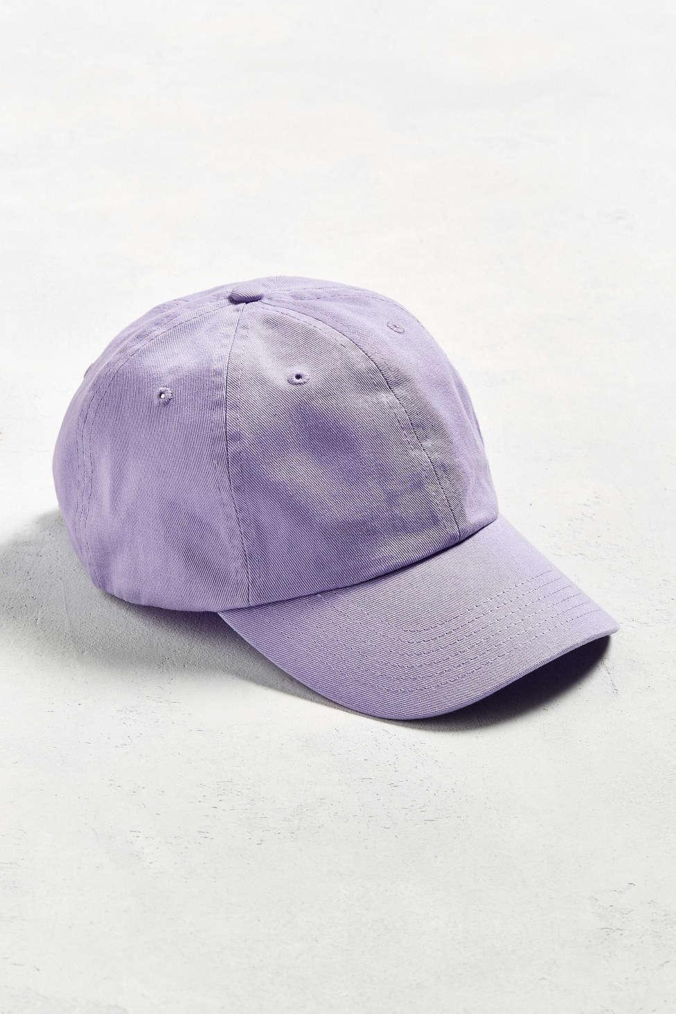 lavender baseball cap