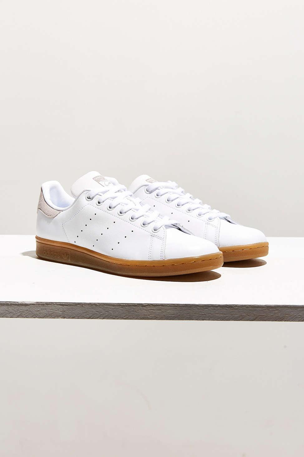 adidas Originals Leather Originals Stan Smith Gum Sole Sneaker in Gray |  Lyst