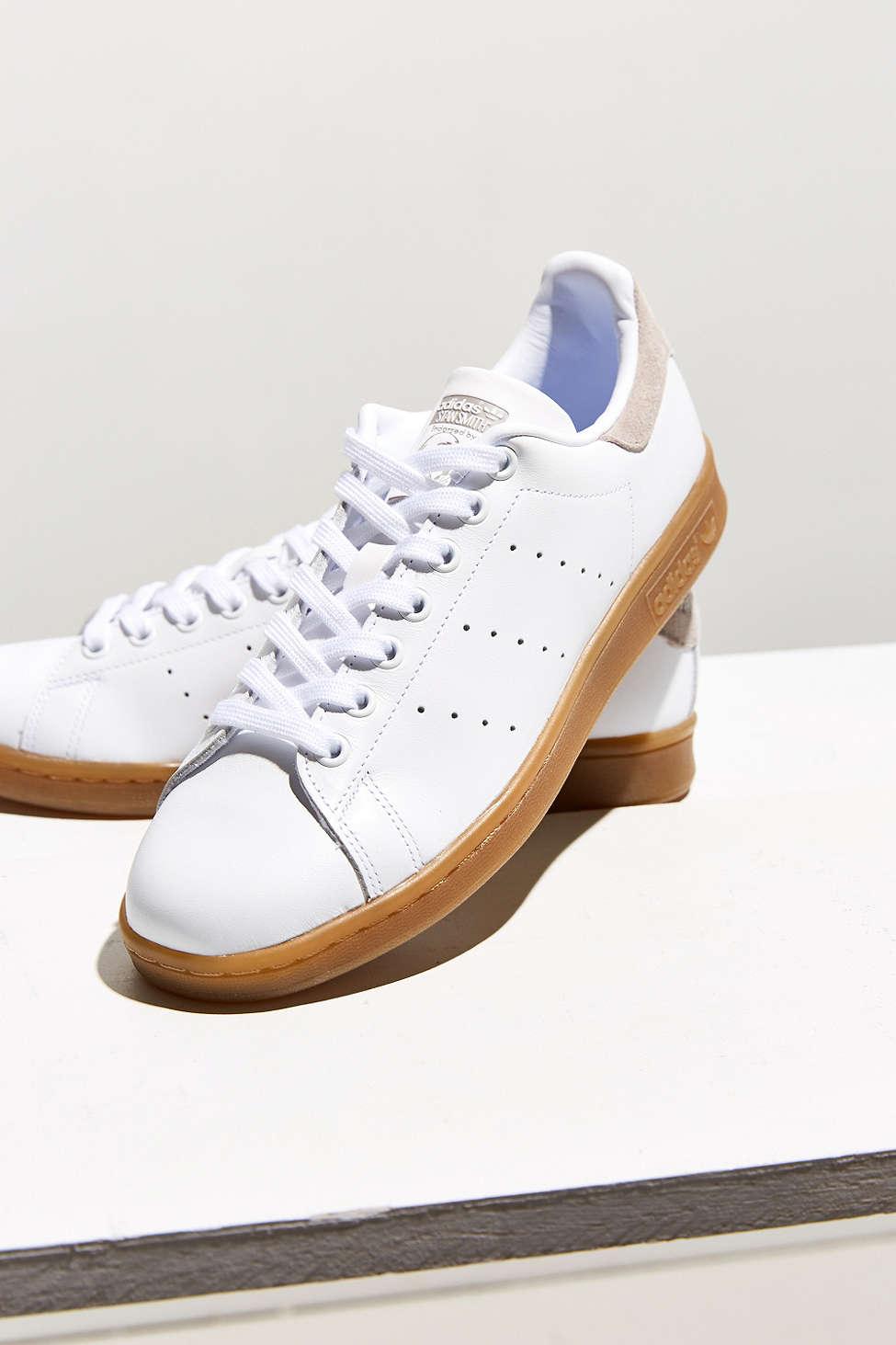 adidas Originals Leather Originals Stan Smith Gum Sole Sneaker in Gray |  Lyst