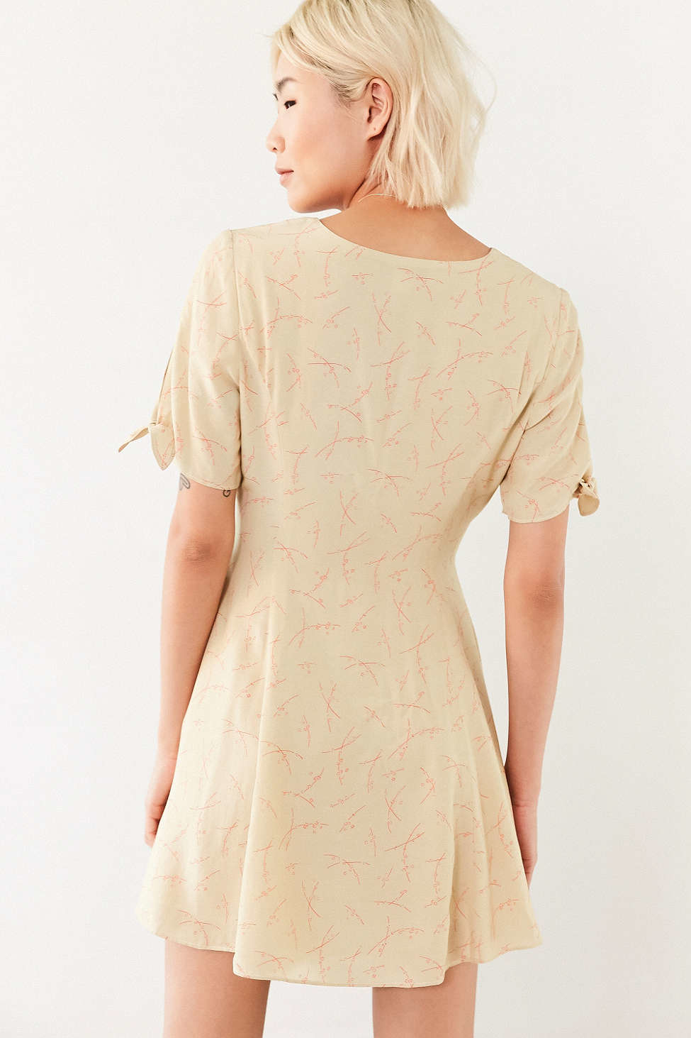Kimchi Blue Sally Sue Tie-Sleeve Mini Dress - Urban outfitters ... Kimchi Blue Sally Sue Tie-Sleeve Mini Dress - Urban outfitters ...