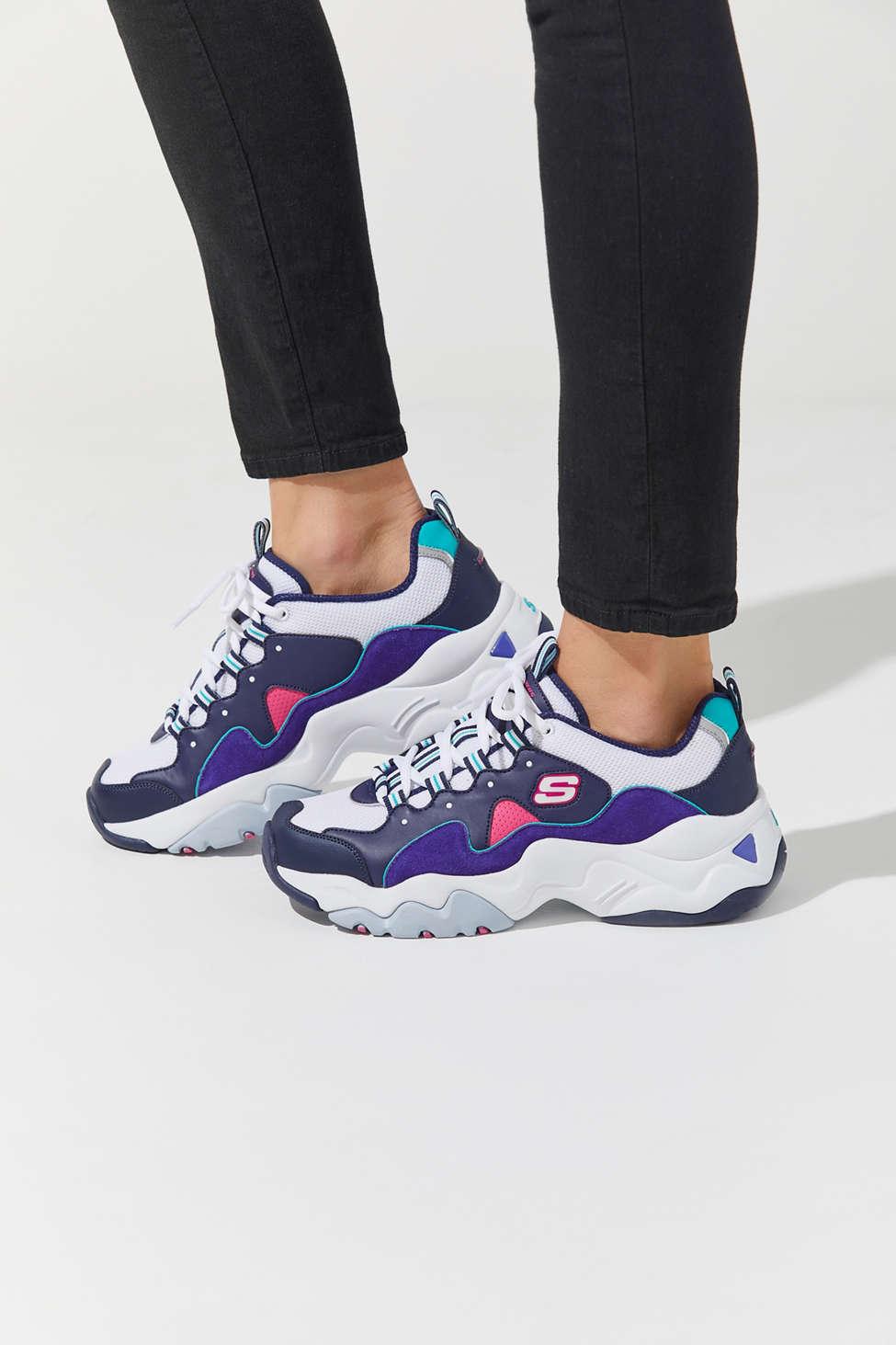 Skechers D'lites 3 Zenway Women's Sneaker in Purple | Lyst