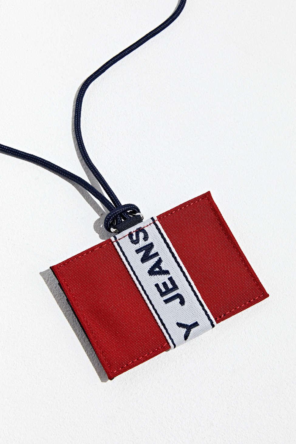Tommy Hilfiger Denim Logo Tape Lanyard Card Holder Wallet in Blue for Men -  Lyst
