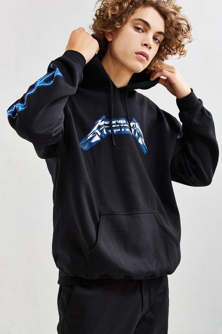 Urban Outfitters Metallica Ride The Lightning Hoodie Sweatshirt in Black  for Men | Lyst