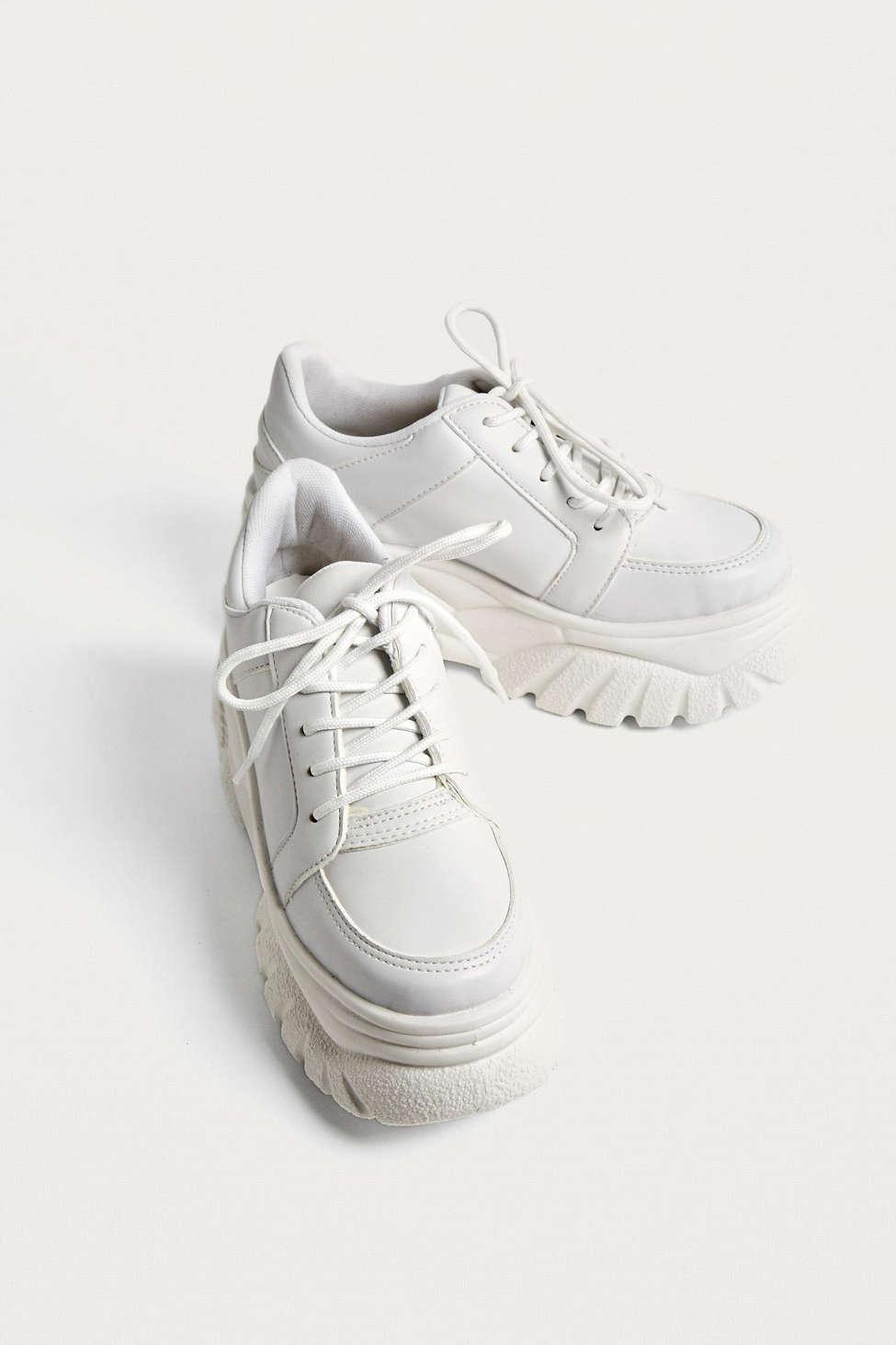 tyson white chunky trainers