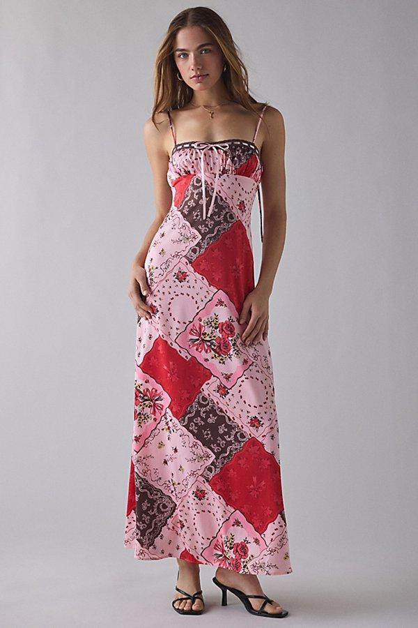 red maxi casual dress Baltic Born Womens Martina Maxi Dress | Blush + Red