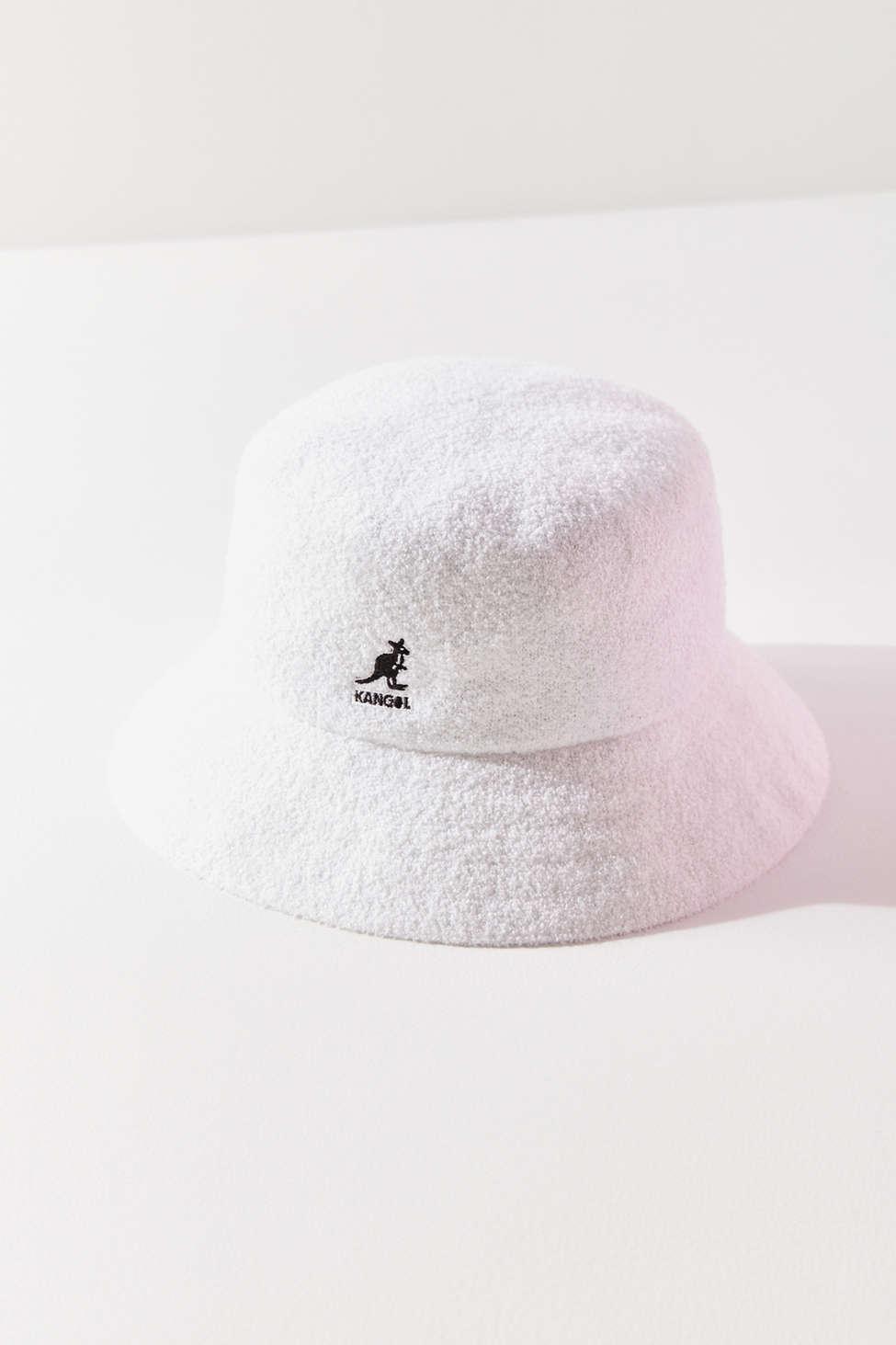 Kangol Bermuda Bucket Hat in White Lyst
