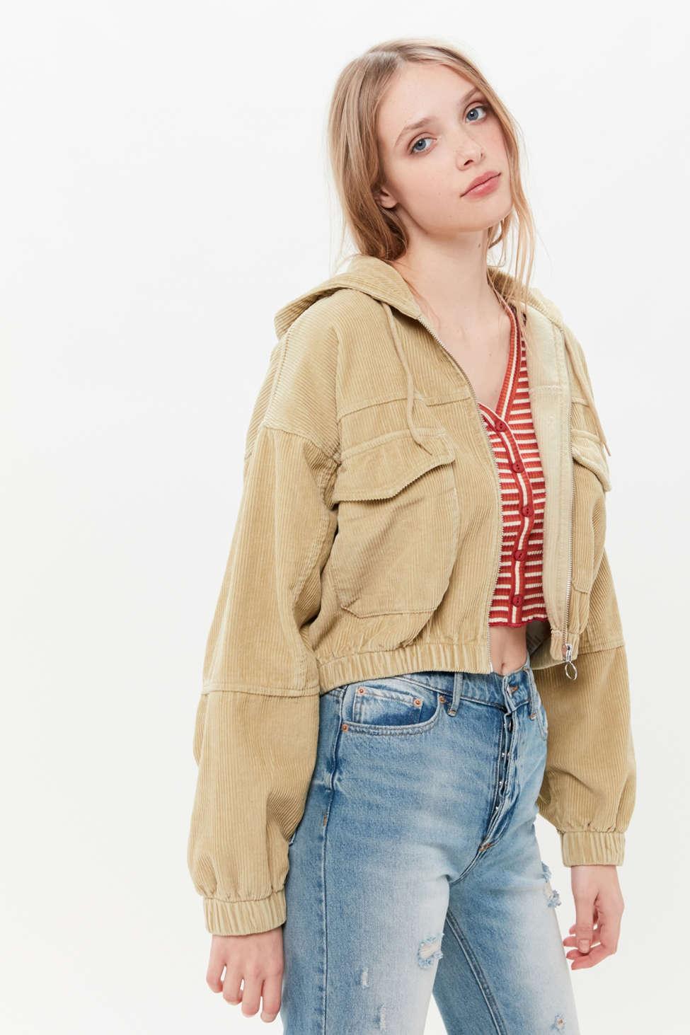 Bdg Cropped Cord Jacket Cropped Corduroy Jacket