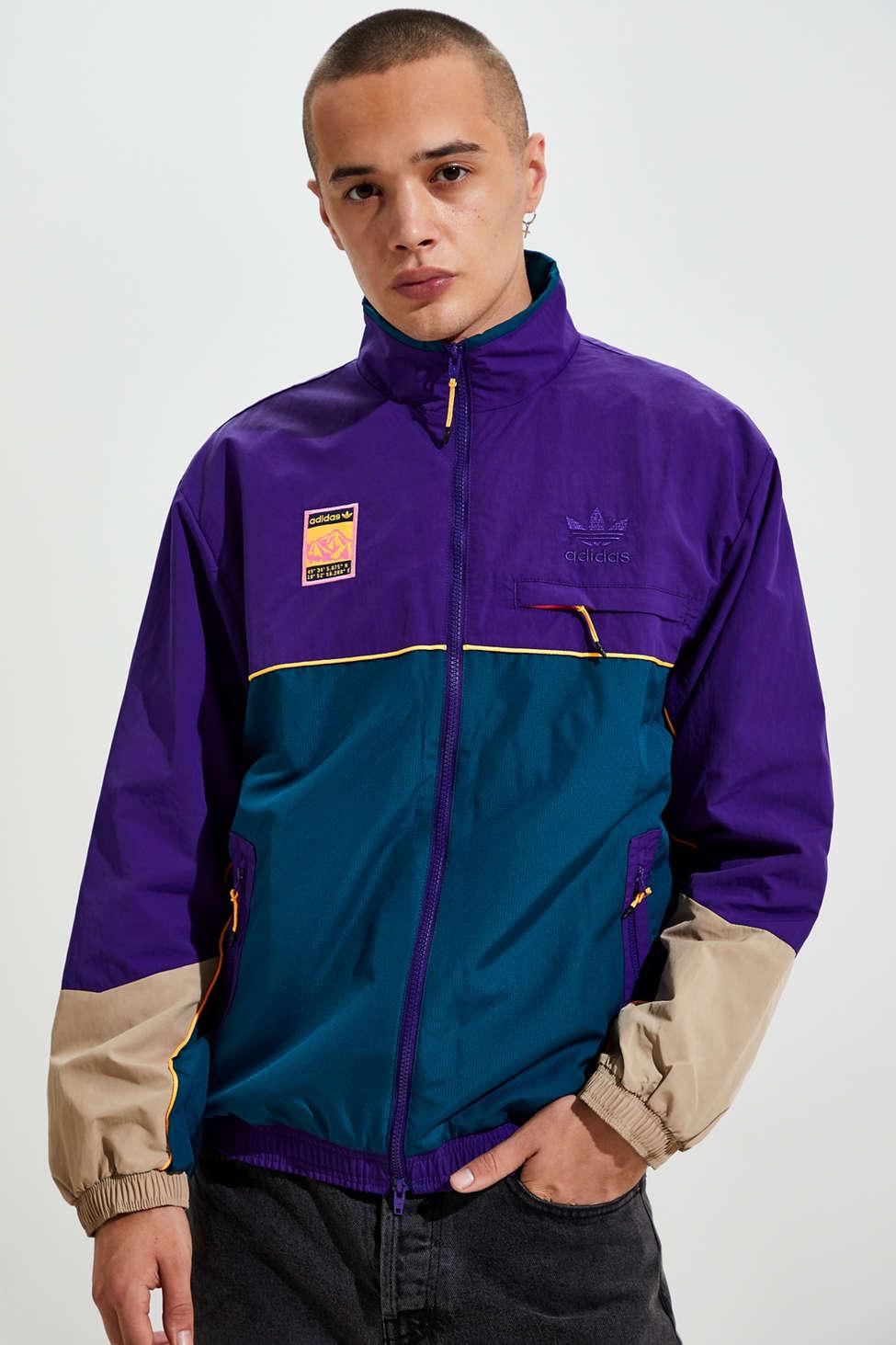 purple adidas jacket