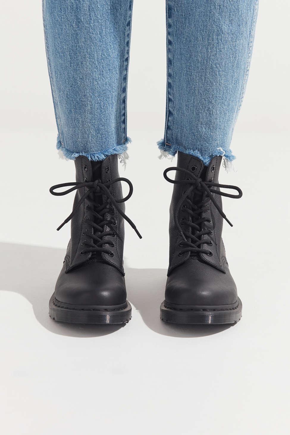 Dr Martens 1460 Pascal Mono Boots In Black